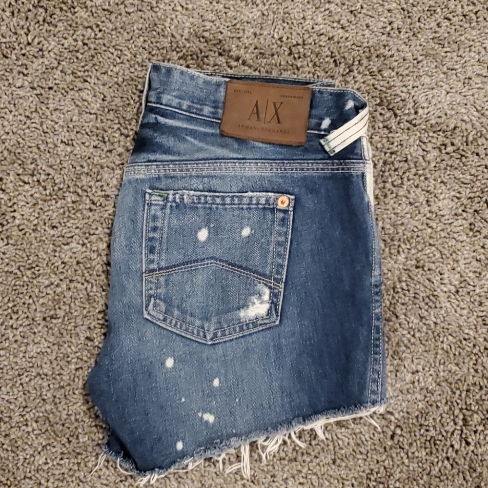 ARMANI EXCHANGE CUT OFFS